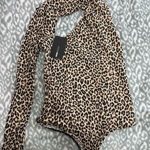 Leopard Print Bodysuit